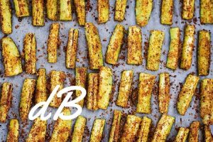 receta de palitos crujientes de calabacín en freidora sin aceite