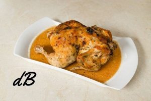 receta de pollo asado con patatas en freidora sin aceite