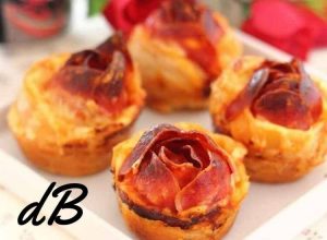 receta de entrante forma flor en freidora sin aceite