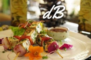 recetas de brochetas de rape y verduras en freidora sin aceite