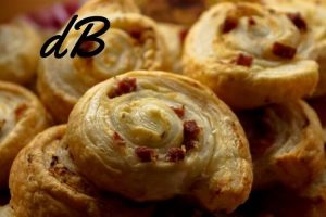 receta de palmeritas de hojaldre con pavo y queso en freidora sin aceite