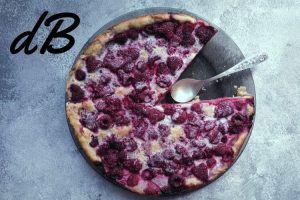 receta de tarta de frambuesas en freidora sin aceite