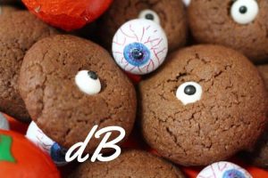 receta de galleta con ojo para halloween en freidora sin aceite fácil