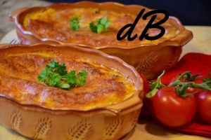 Receta de queso provolone con salsa de tomate en freidora sin aceite