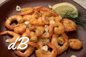 Receta de gambón al ajillo en freidora sin aceite con ajo y perejil