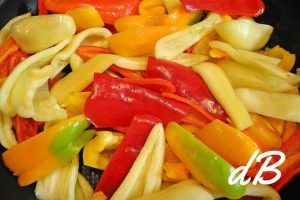 Receta de ensalada de pimientos en freidora sin aceite