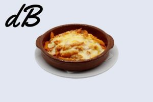 Receta de macarrones con tomate gratinados en freidora sin aceite