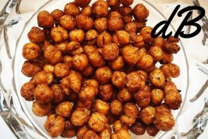 Receta de snack de garbanzos en freidora sin aceite saludables y crujientes