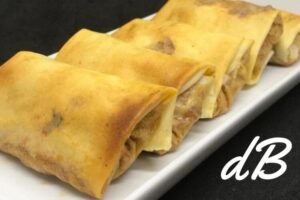 Receta de rollitos de primavera en freidora sin aceite