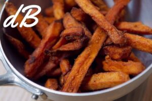 Receta de boniato al ras el hanout en freidora sin aceite frito