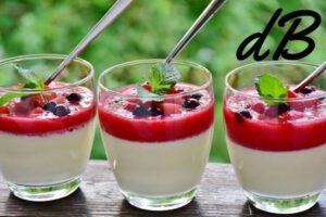 Receta de panna cotta italiana en freidora sin aceite autética