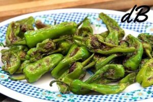 Receta de pimientos del padrón en freidora sin aceite