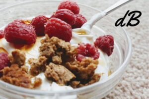 Receta de crumble de peras en freidora sin aceite