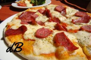 Receta de pizza española en freidora sin aceite