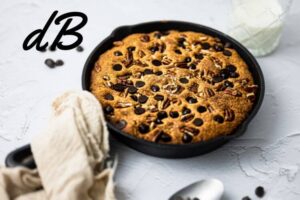 Receta de Skillet cookie saludable en freidora sin aceite