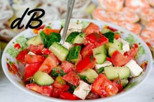 Receta de ensalada de verduras asadas en freidora sin aceite