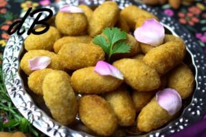 Receta de croquetas de garbanzos en freidora sin aceite