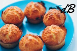 Receta de muffin de queso sano en freidora sin aceite
