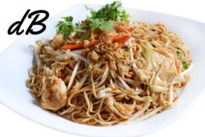 Receta de chow mein con pollo en freidora sin aceite