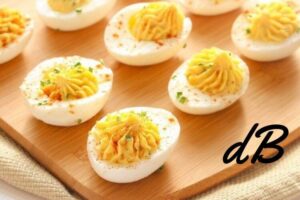 Receta de huevos rellenos en freidora sin aceite