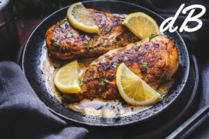 Receta de pollo al limón en freidora sin aceite