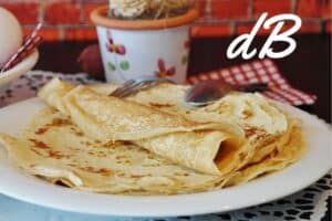 Receta de crepes salados en freidora sin aceite