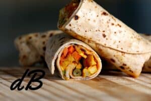 Receta de burritos veganos en freidora sin aceite