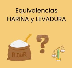 equivalencias harina y levadura fresca seca en polvo royal
