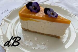Receta de tarta de ricotta y manzana en freidora sin aceite