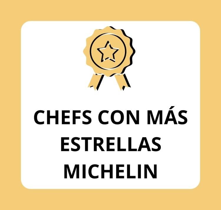 listado chefs con más estrellas michelin españa italia francia
