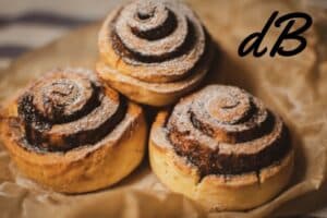 receta de cinnamon rolls de avena y plátano en air fryer