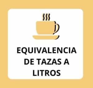 Cómo pasar de tazas a litros para las recetas