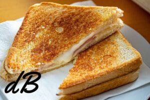 como hacer receta sandwich gratinado freidora de aire