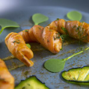 como cocinar saquitos de salmón en freidora de aire faciles